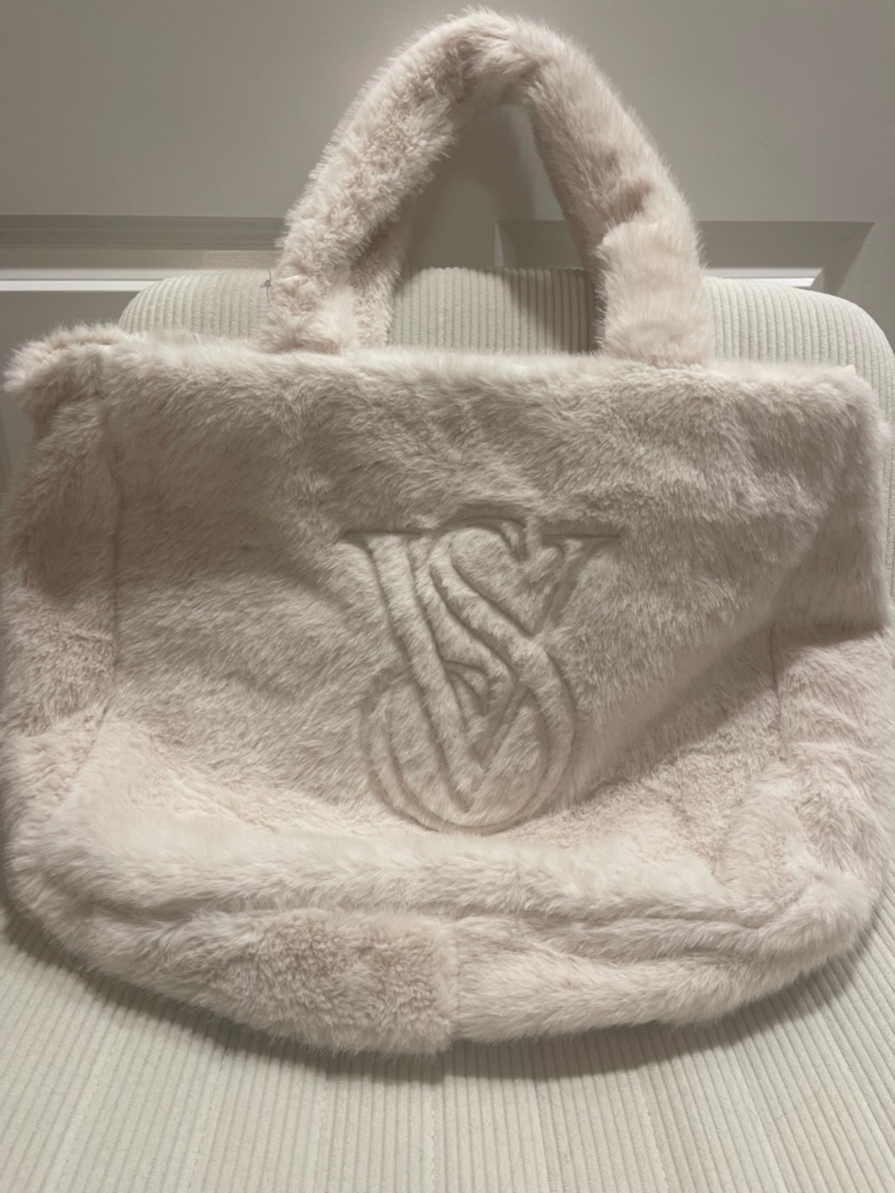 Victoria’s Secret Faux Fur Tote Bag